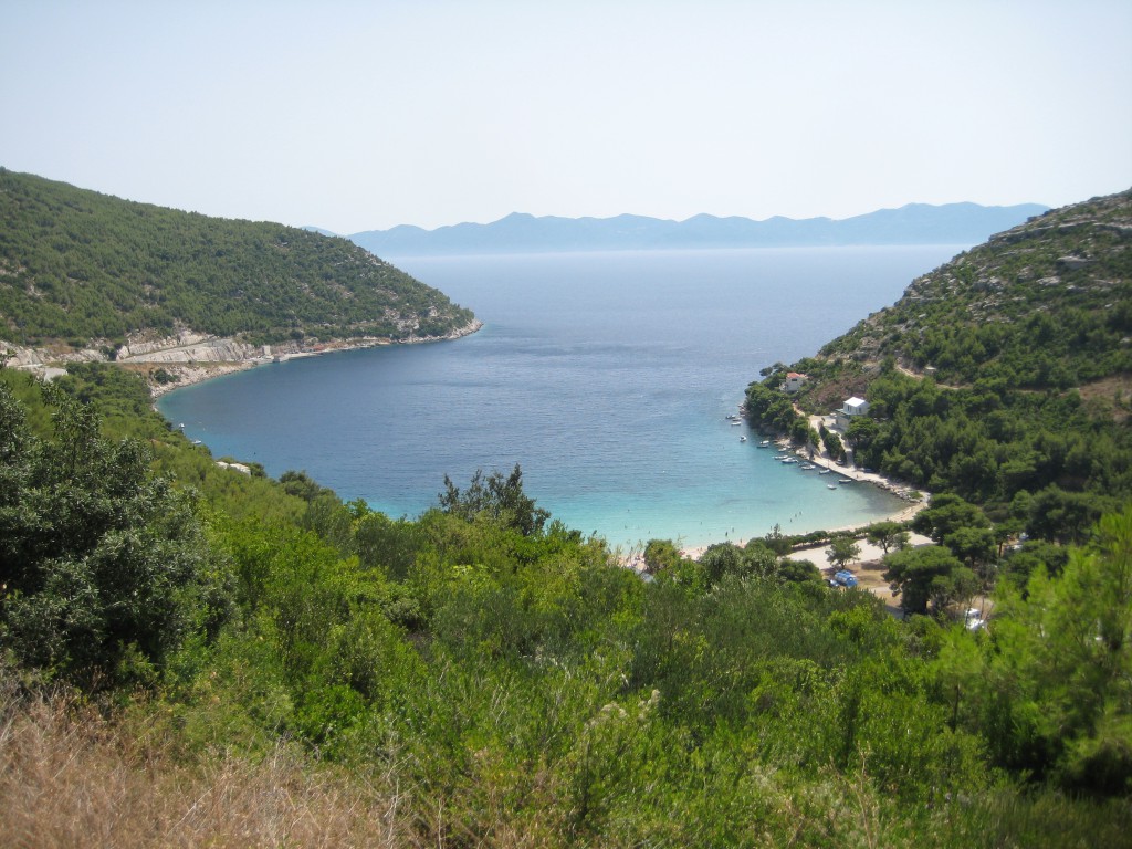 Camping on the bay, Peljesac peninsula