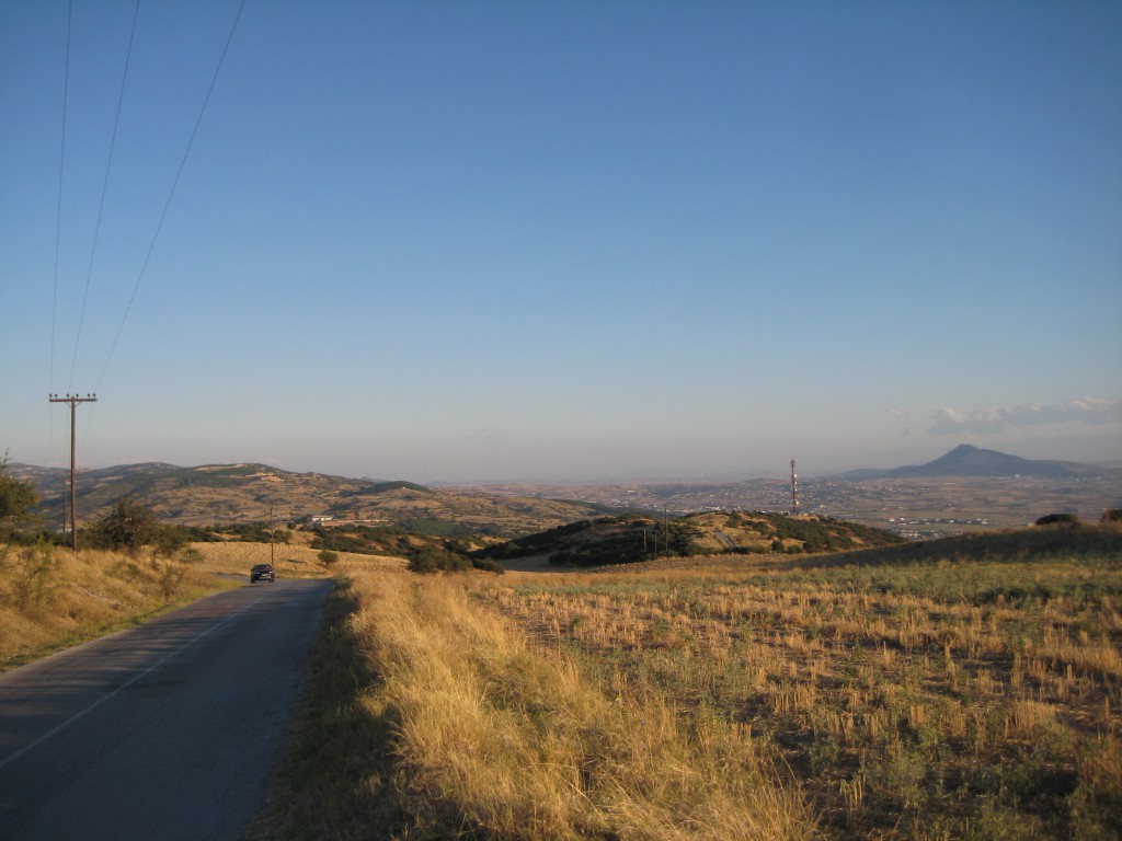 Riding through the plain