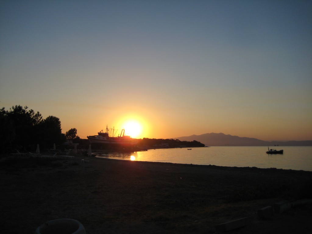 Sunset in Skala Prinou